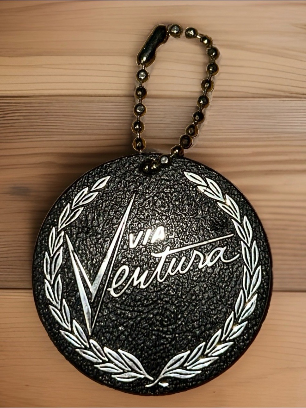 Via Ventura U.S.A. Vintage Luggage Briefcase Bag Tag Key Chain 1970’s